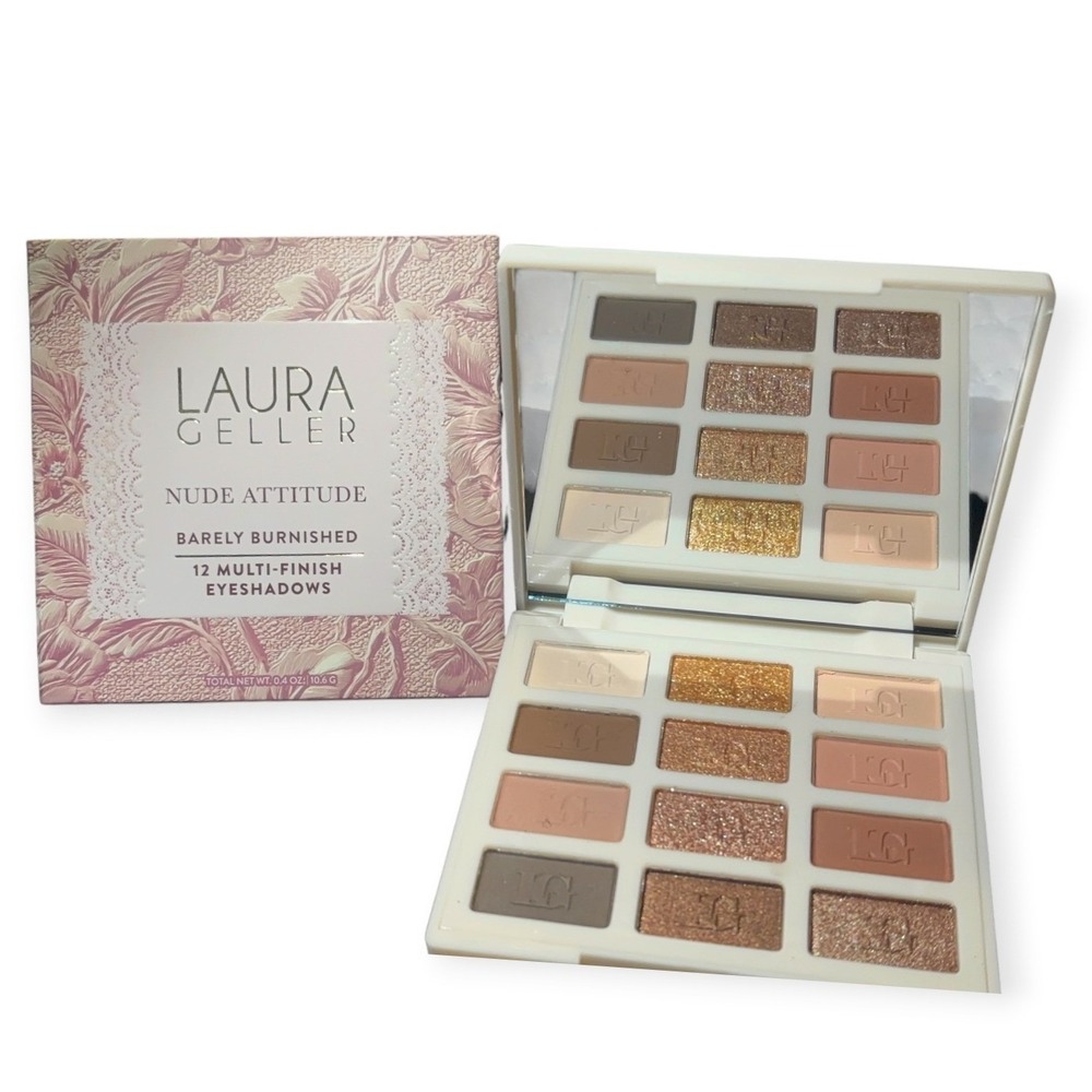 Laura Geller Nude Attitude Barely Burnished 12 Multi-Finish Eyeshadow Palette
